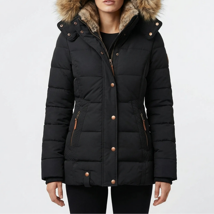 Nordluxe - Hooded Padded Women's Winter Jacket