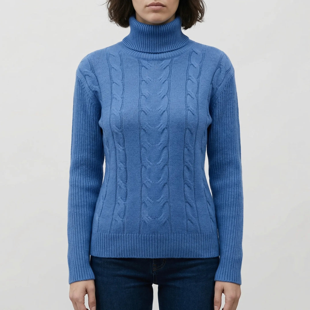 Norrvik - Relaxed-Fit Cable-Knit Turtleneck Sweater