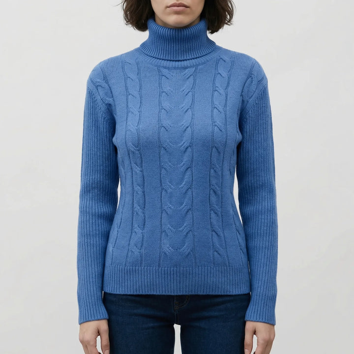 Norrvik - Relaxed-Fit Cable-Knit Turtleneck Sweater