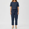 Solid-Color Two-Piece Matching Set
