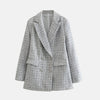 Elegant Tweed Blazer for Women