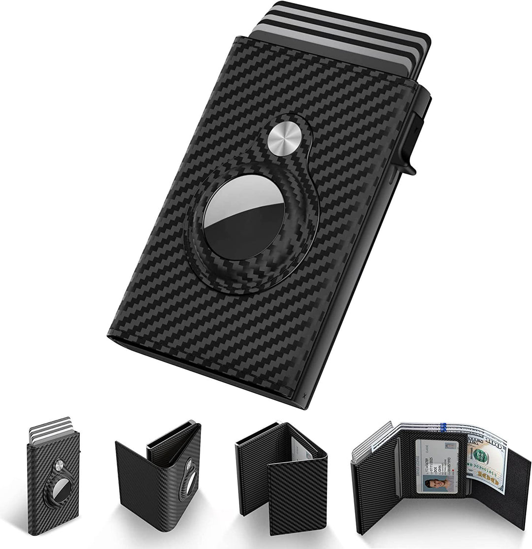AirTag-Compatible Slim Bifold Wallet