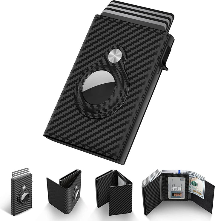 AirTag-Compatible Slim Bifold Wallet