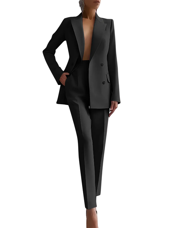 Elegant Two-Piece Blazer Set for Women