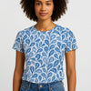 Short Sleeve Printed Crew Neck Tee