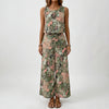 Tropical Print Two-Piece Coordinated Set