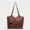Large Vintage-Inspired Shoulder Tote