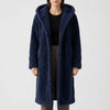 Long Hooded Teddy-Texture Coat for Women