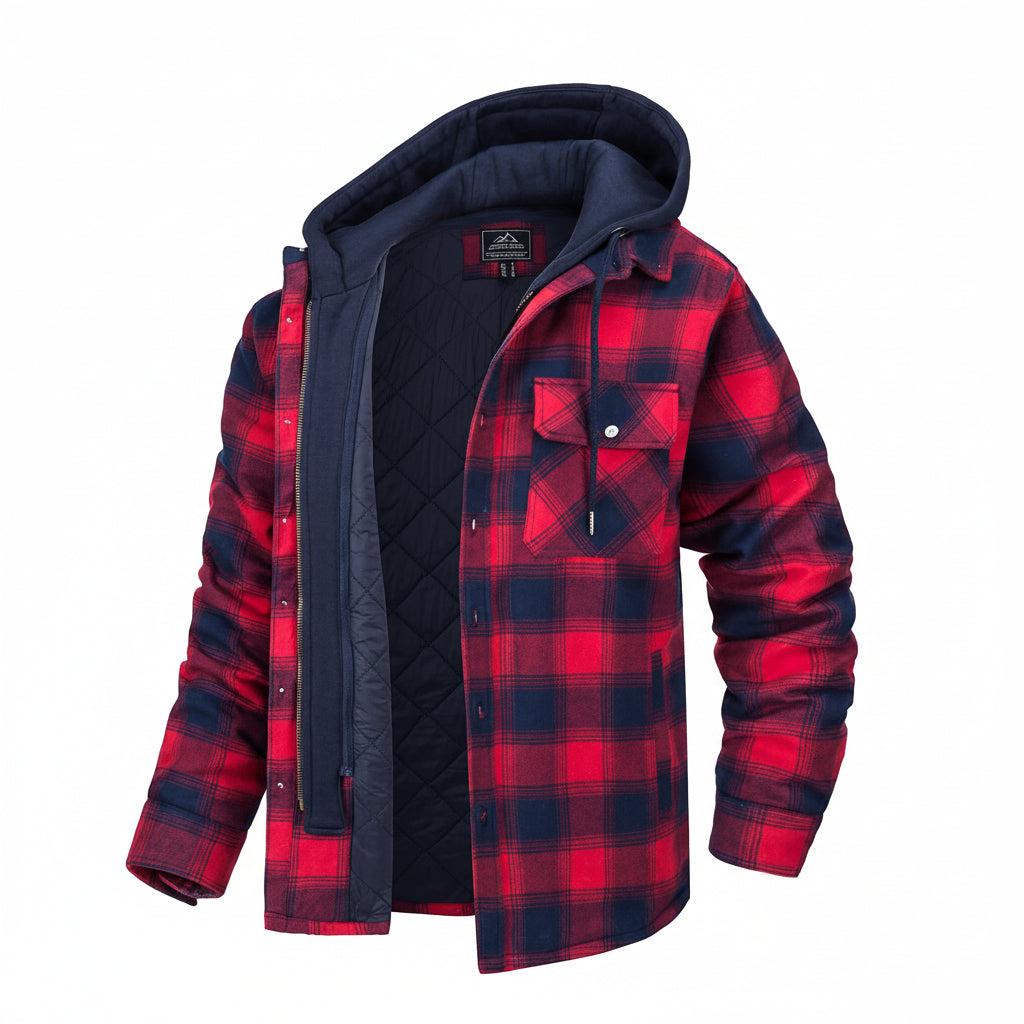 Mid-Season Hooded Jacket for Men