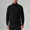 Slim Fit Ribbed Turtleneck Sweater for Men