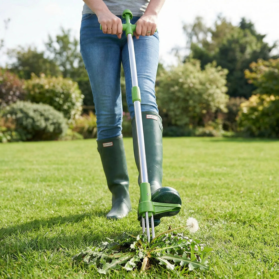 Rootvex - Long-Handled Standing Weed Puller Tool