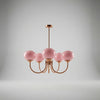 Multi-Arm Globe Shade Ceiling Chandelier