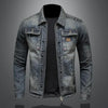 Chest Pockets - Classic Denim Jacket for Men