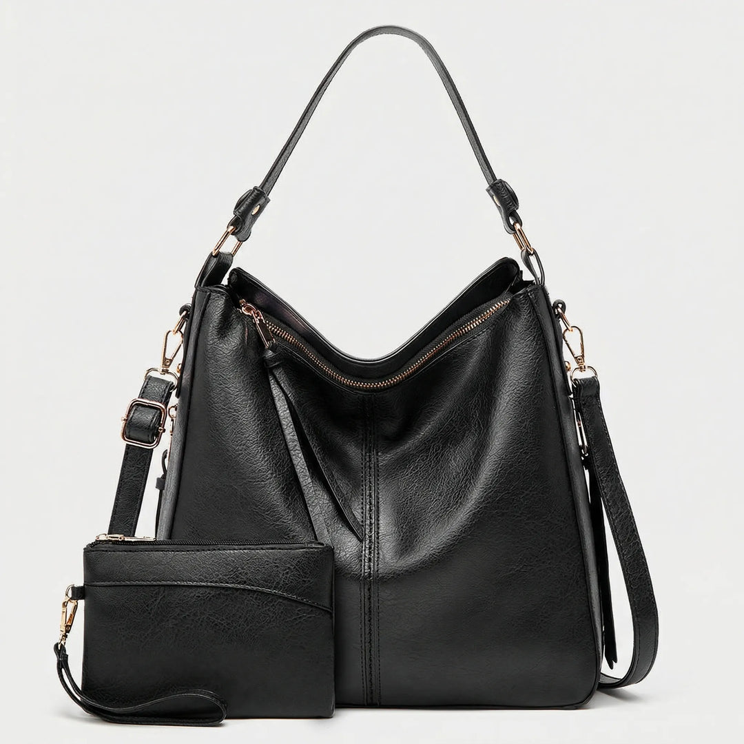 Satcheva - Spacious Hobo Shoulder Tote Bag