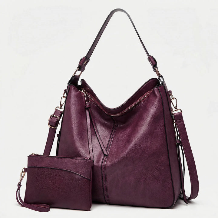Satcheva - Spacious Hobo Shoulder Tote Bag