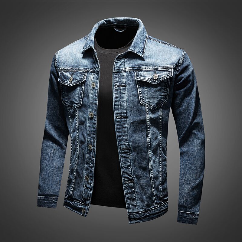 Biker Attitude - Denim Jacket for Men