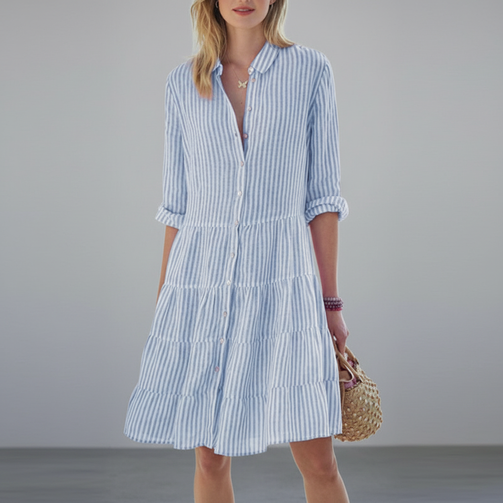 Casual Elegance Dress with a Breezy Tiered Silhouette
