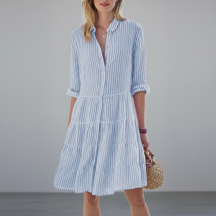 Casual Elegance Dress with a Breezy Tiered Silhouette