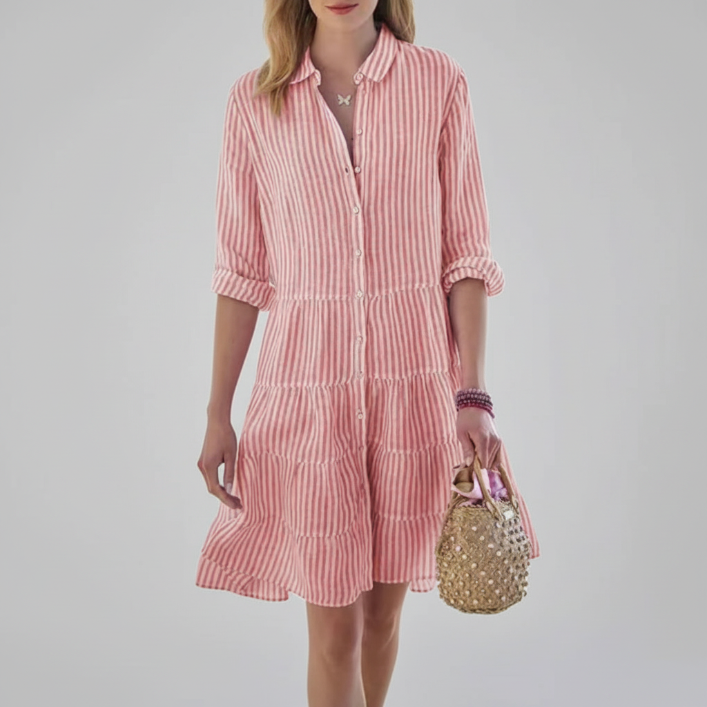 Casual Elegance Dress with a Breezy Tiered Silhouette