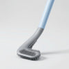 L-Shaped Toilet Brush With Wall-Mounted Holder