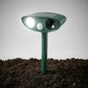 Solar-Powered Ultrasonic Animal Repeller Stake