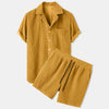Ribbed Summer Clothing Set for Men