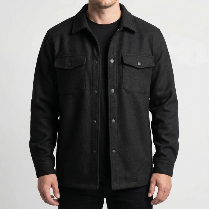 Shacktor - Classic Collar Shirt Jacket For Men