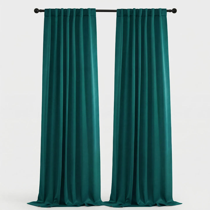 Shadorra - Thermal Blackout Rod Pocket Curtain Panels