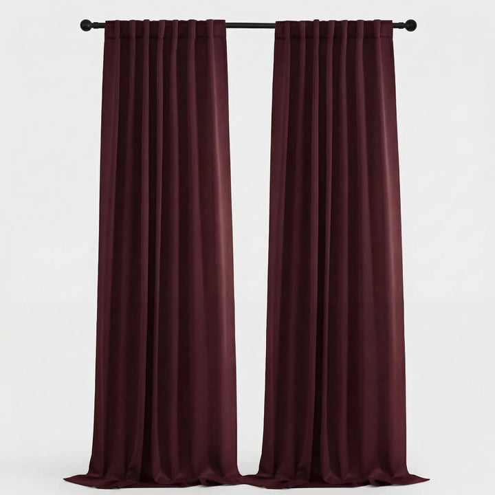 Shadorra - Thermal Blackout Rod Pocket Curtain Panels