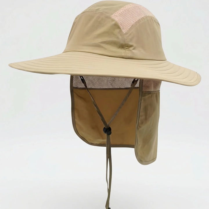 Shadovex - Wide Brim Hat With Neck Flap
