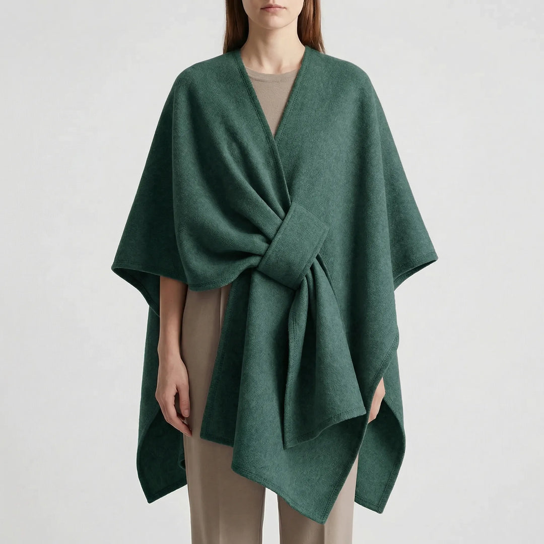 Shawlova - Open-Front Shawl Wrap Coat For Women