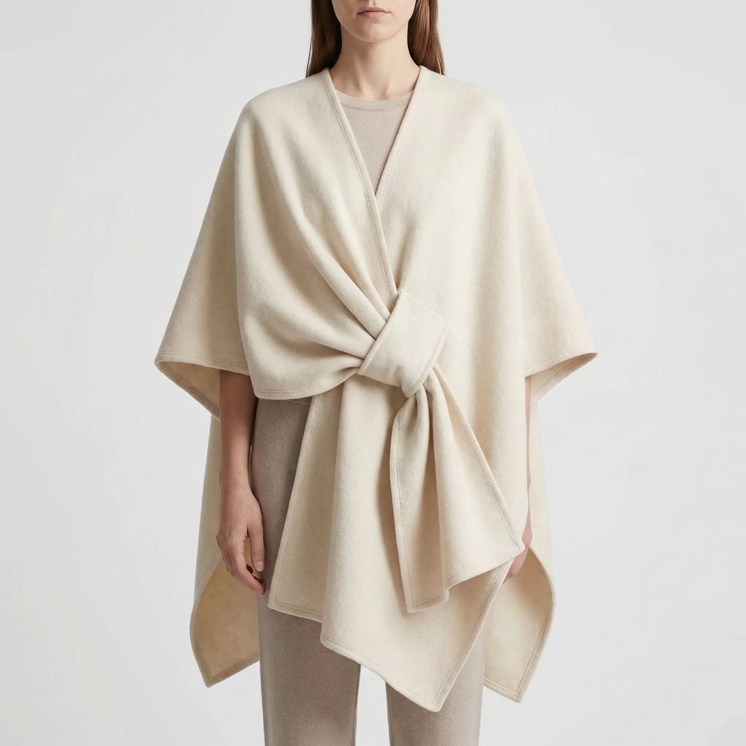 Shawlova - Open-Front Shawl Wrap Coat For Women