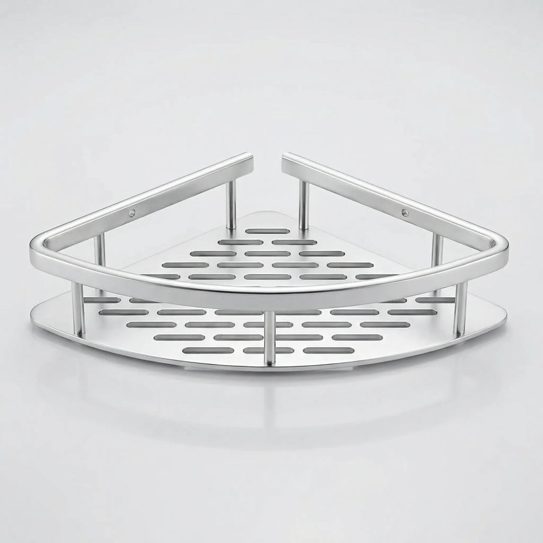 Shelvura - Wall-Mounted Corner Shower Caddy