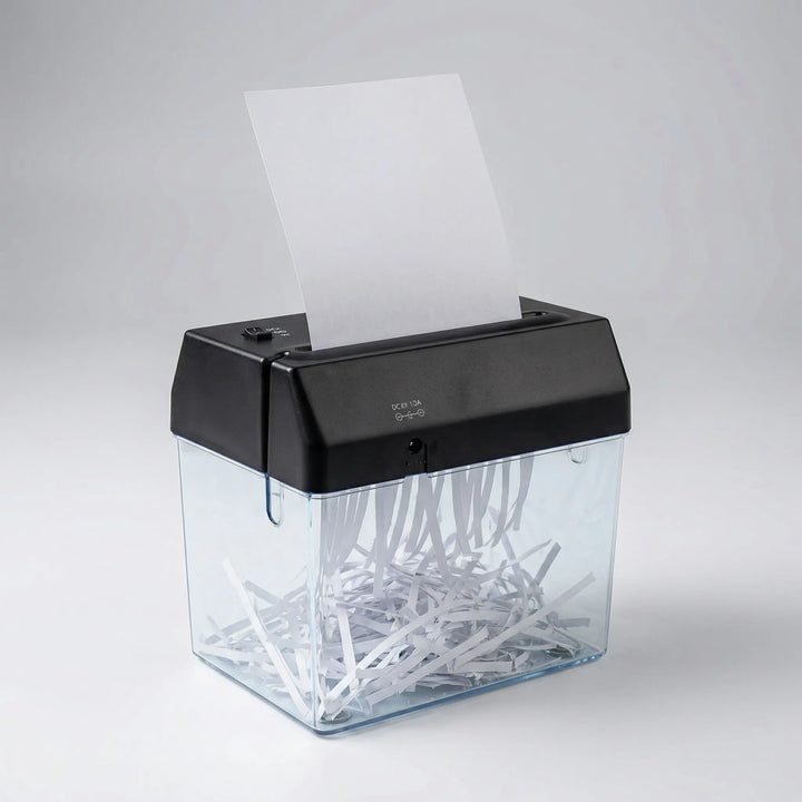 Shredlix - Compact Cross-Cut Desktop Paper Shredder