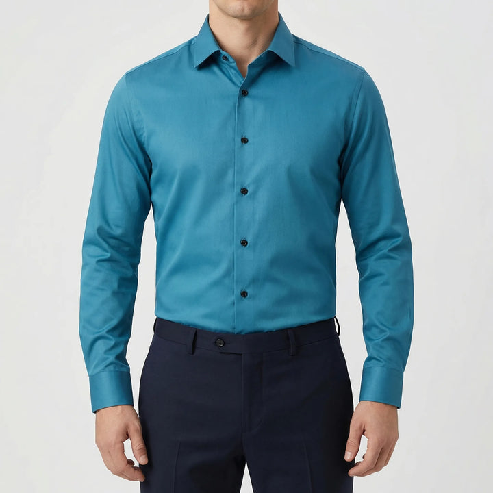 Slexon - Slim Fit Long Sleeve Dress Shirt