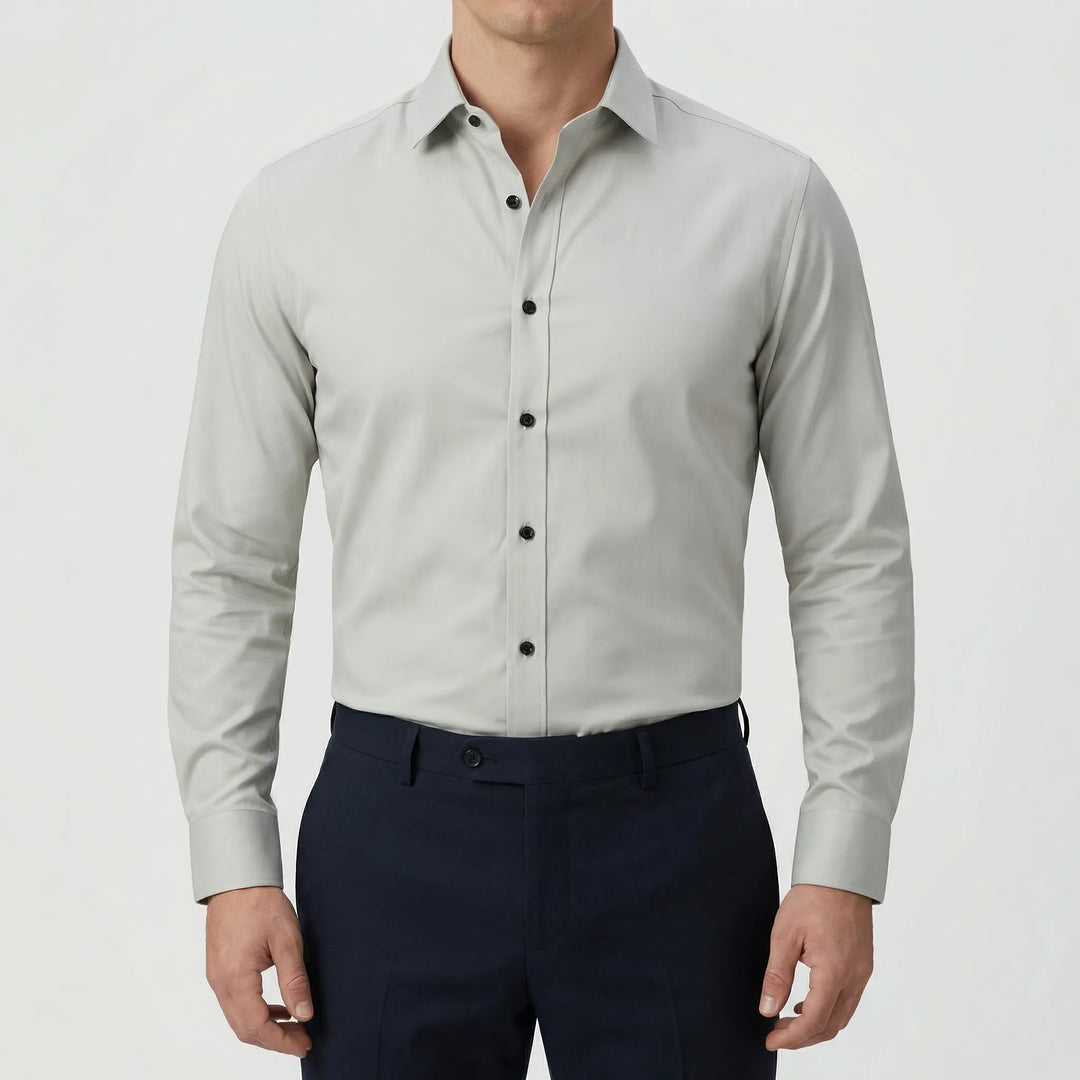 Slexon - Slim Fit Long Sleeve Dress Shirt