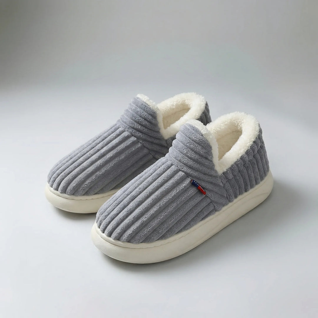Slumbex - Plush-Lined Indoor Bootie Slipper