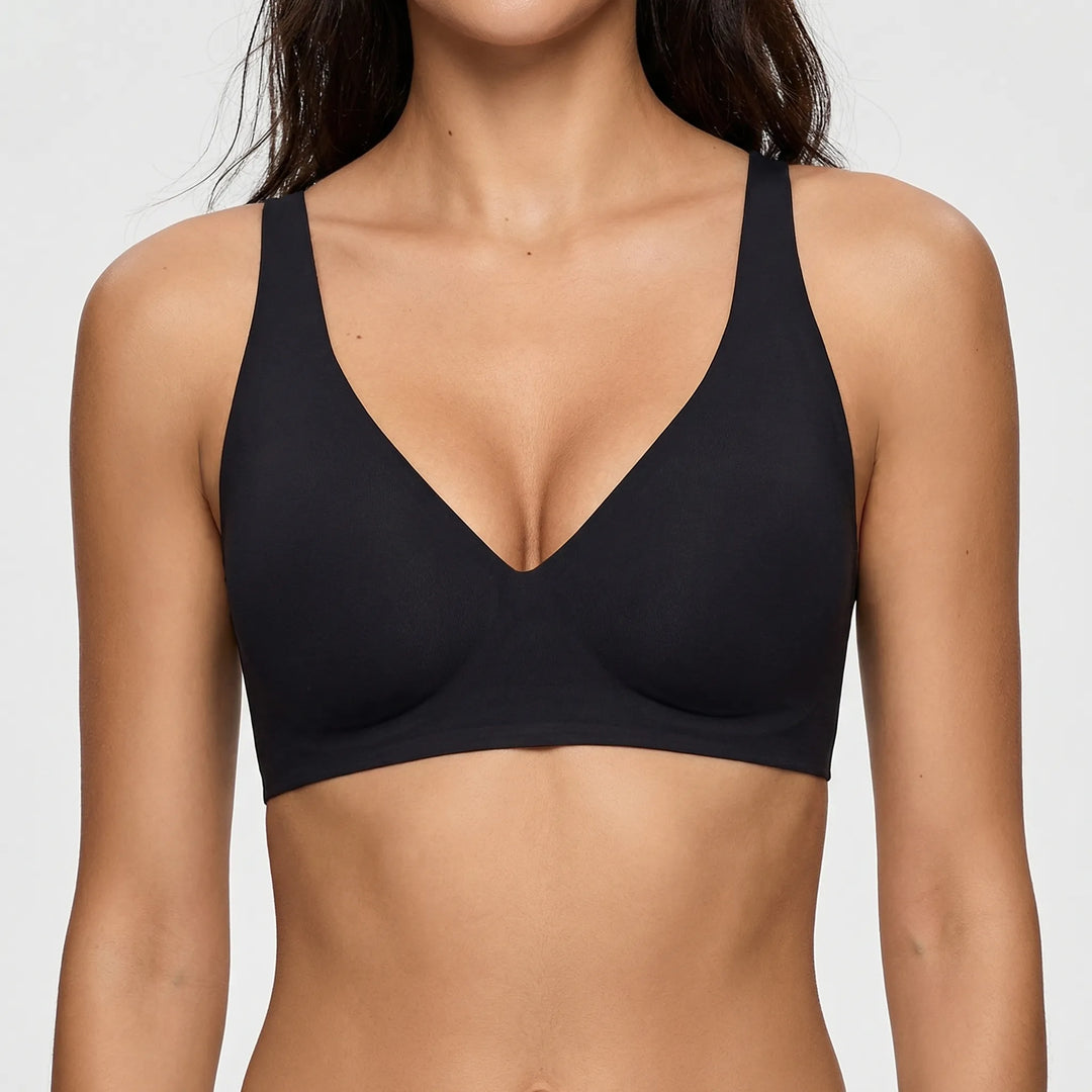 Smoothra - Wireless Seamless Deep V Bralette