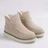 Fur-Lined Low Ankle Winter Boot for Women