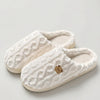 Plush Slip-On Indoor House Slipper for Women