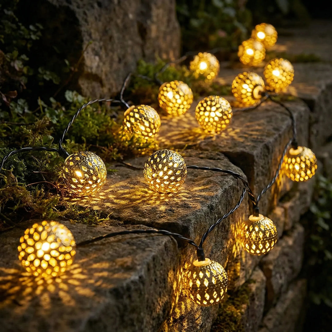 Solaique - Moroccan-Style Solar String Lights