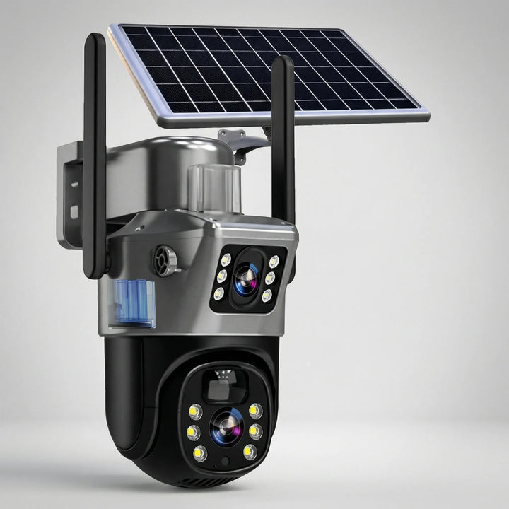 Solarvex - Wireless Dual-Lens Outdoor Security Camera