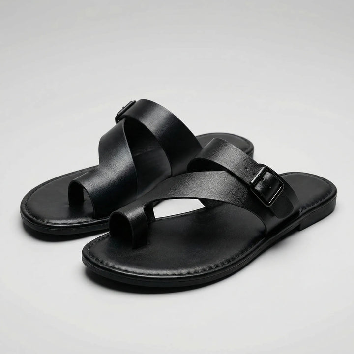 Soletta - Open-Toe Slip-On Sandal With Buckle