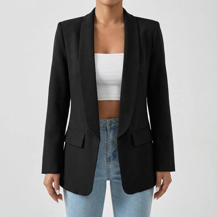 Stellona - Structured Open-Front Women's Blazer