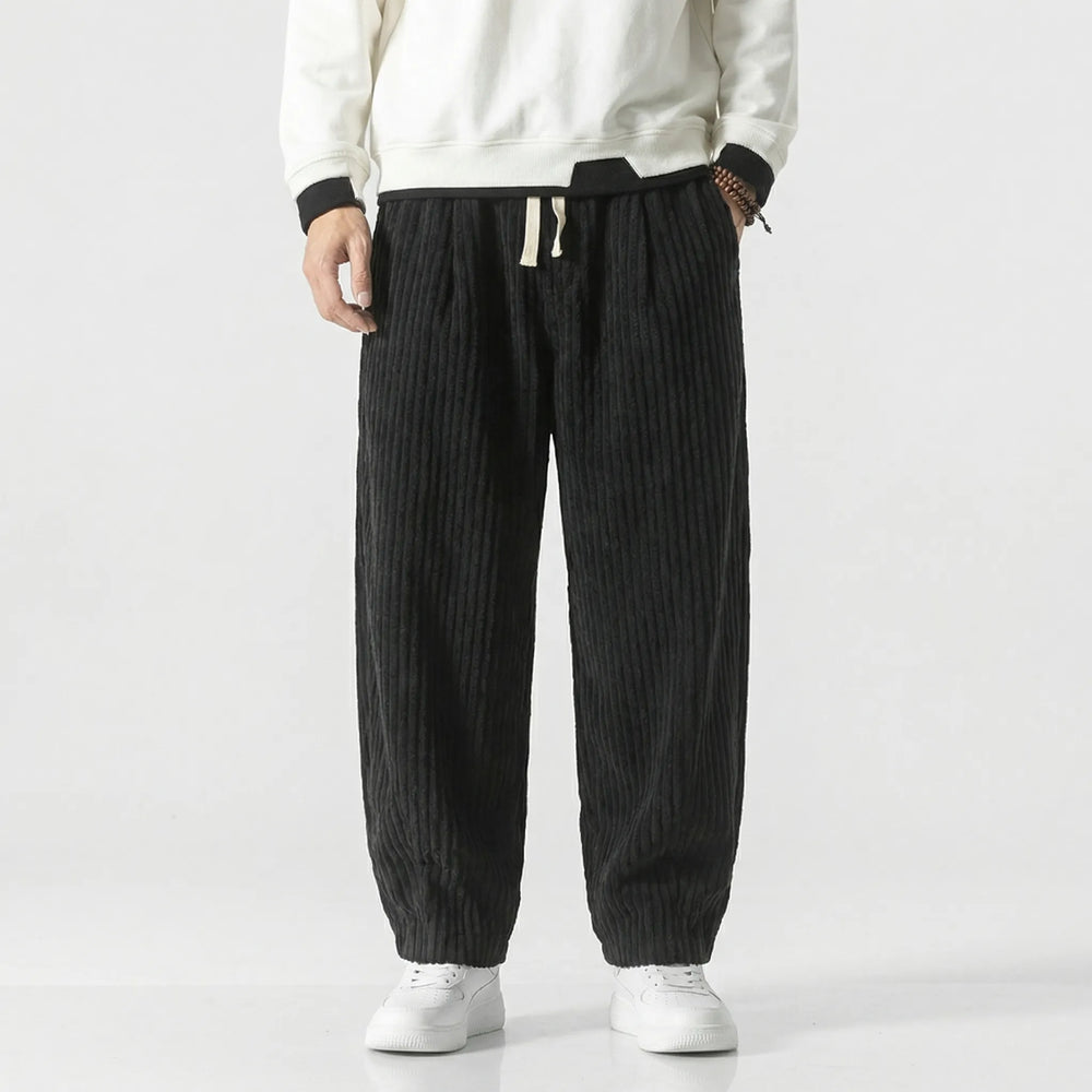 Straivex - Loose Straight-Leg Casual Trousers