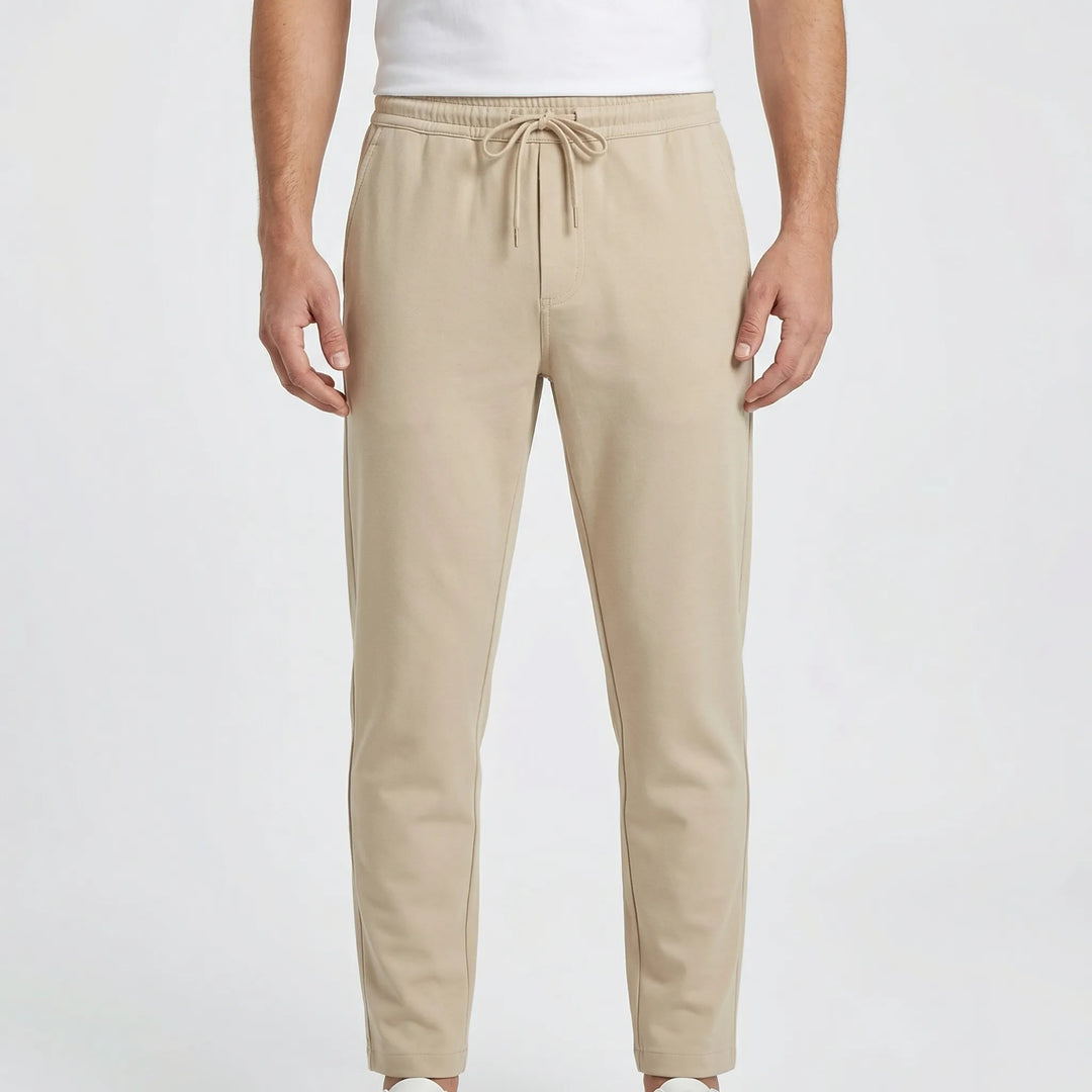 Straxen - Straight-Cut Stretch Trousers For Men