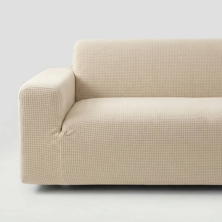 Stretchova - Textured Stretch Sofa Cover With Grip Backing