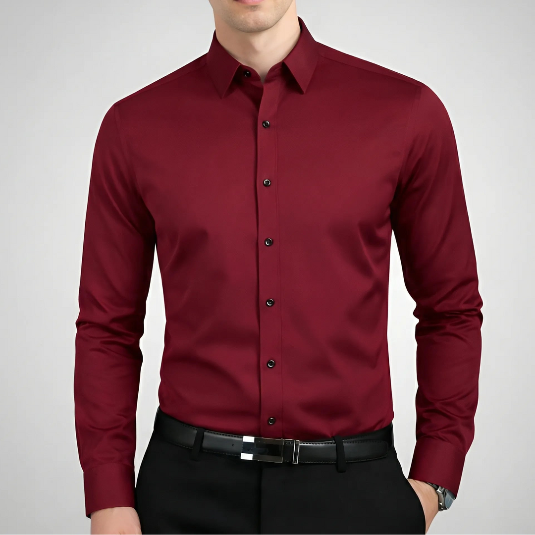 Strexivo - 4-Way Stretch Long-Sleeve Dress Shirt