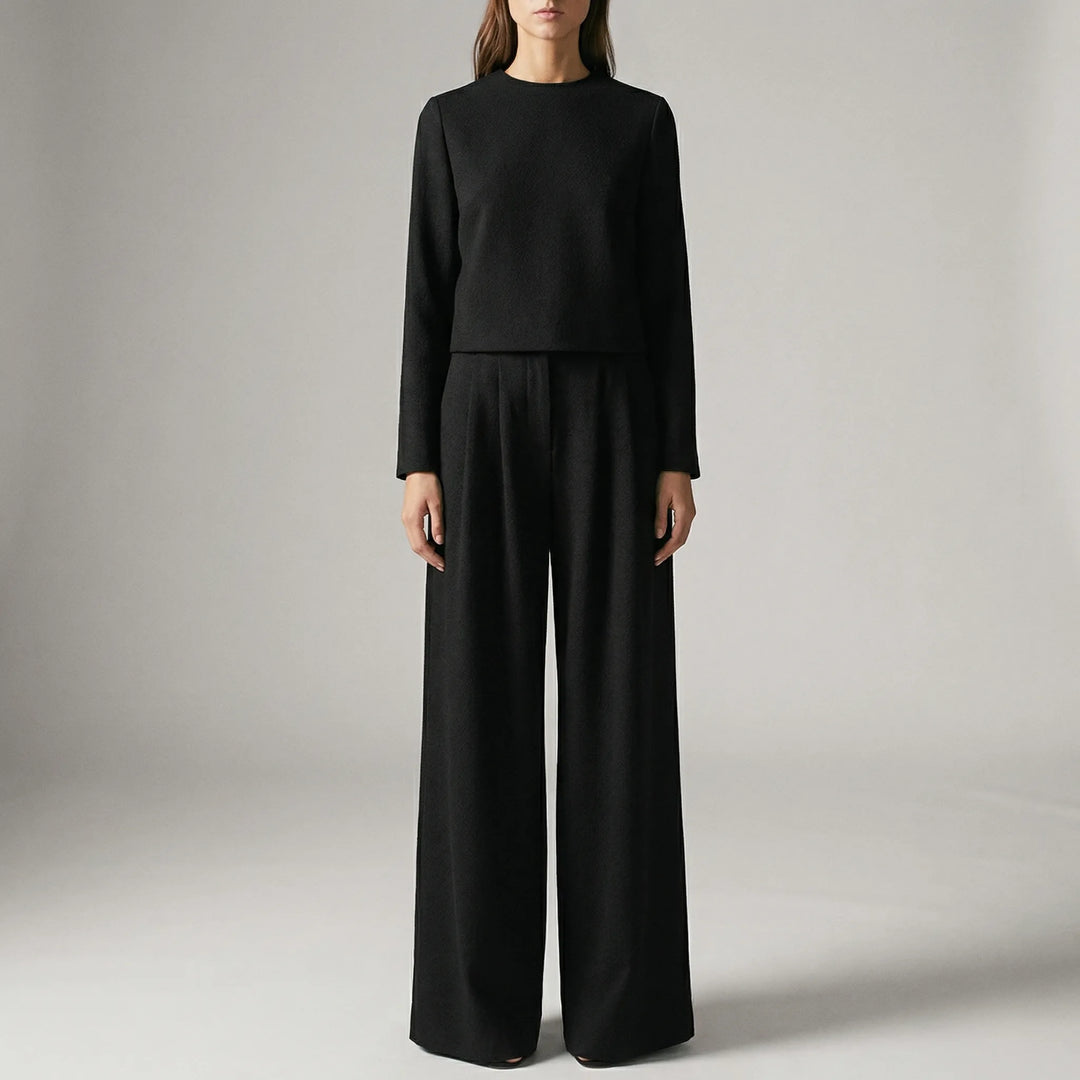 Strunova - Two-Piece Formal Top And Trouser Set