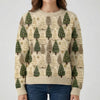 Tree Motif Knit Pullover Sweater